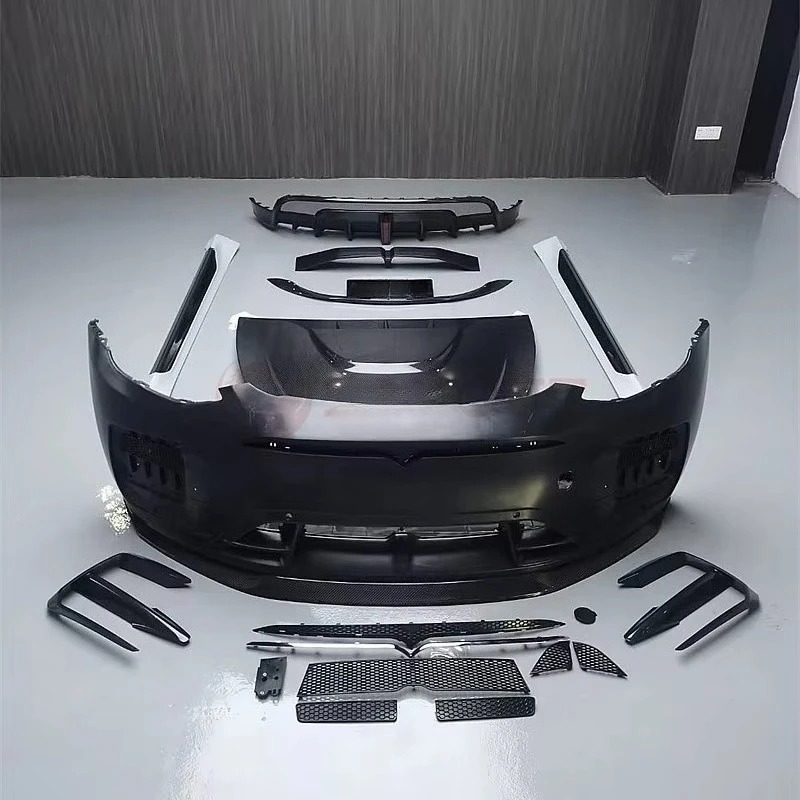 Special Design Real Dry Carbon Fiber Wide Body Kit Full Set Body Kit for Model Y